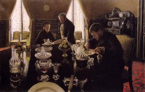 昼食 作： Gustave Caillebotte